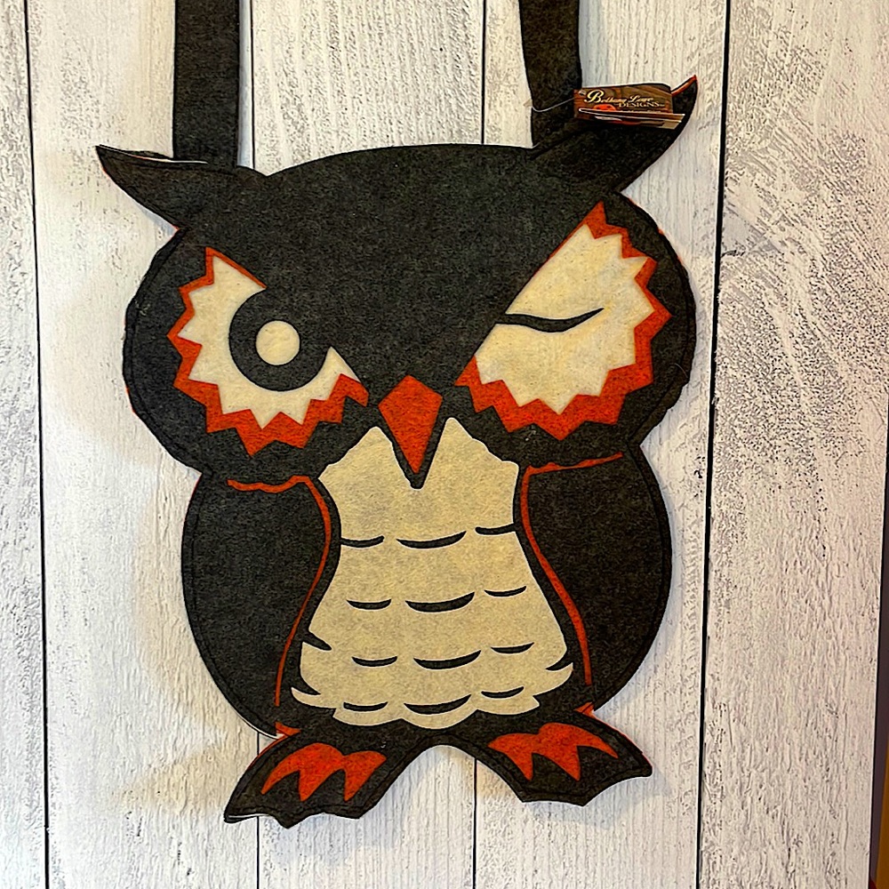 Bethany Lowe Owl 🦉 Tick or Treat Bag 🎃 NWT